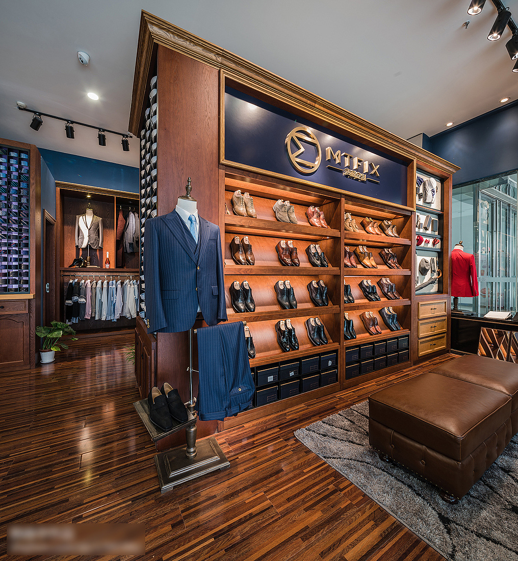 鎮(zhèn)江萬達(dá)廣場(chǎng)麥梯定制男裝西裝店 時(shí)尚與質(zhì)感并存的零售空間